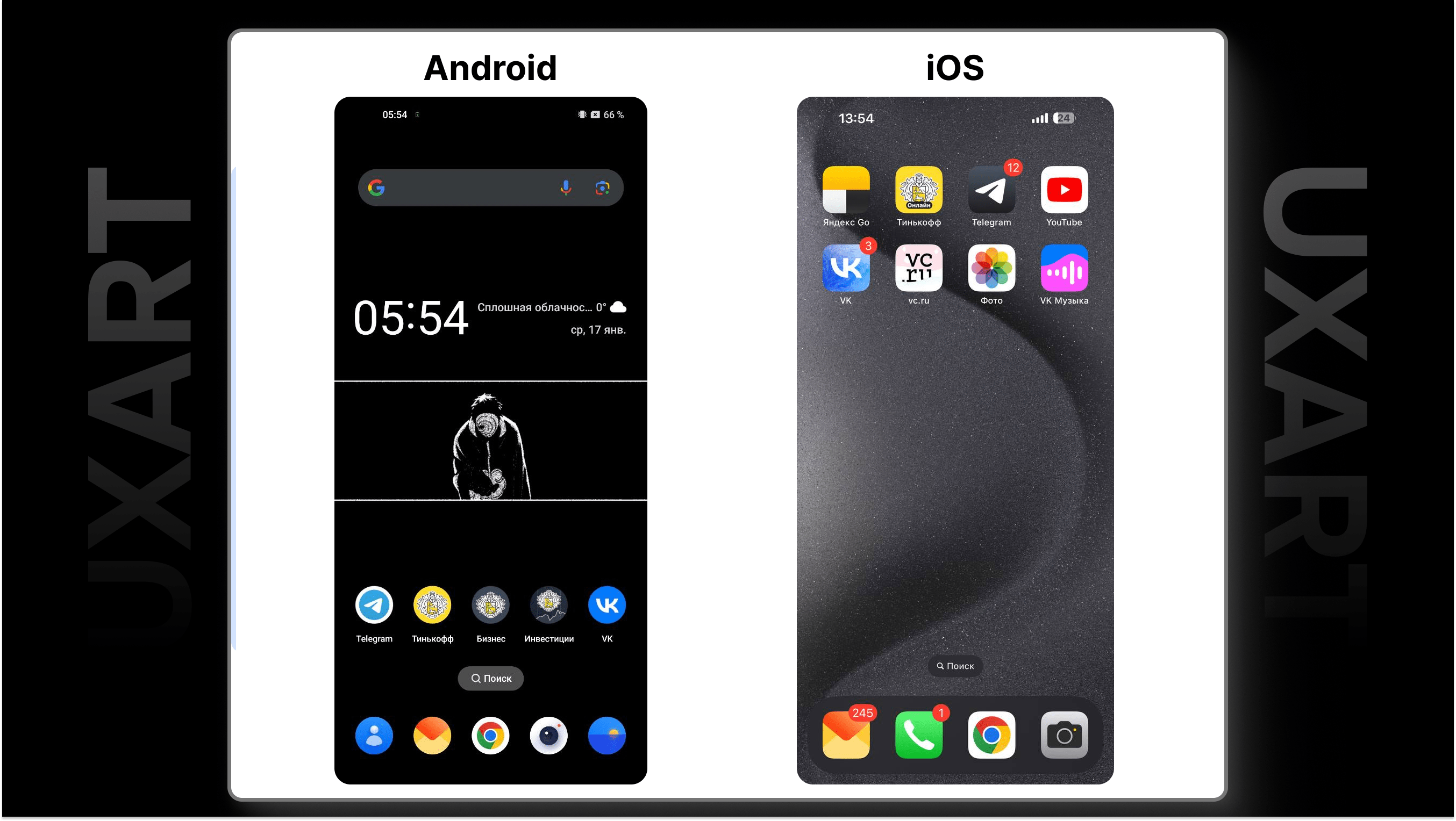 Android vs iOS. UX-дизайнер впервые за 27 лет перешел с Android на iPhone. Айфон хуже?