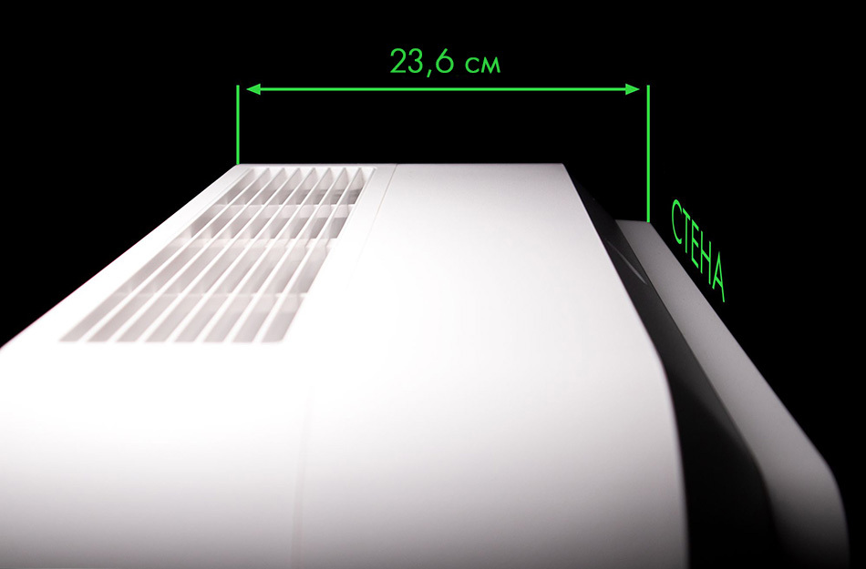 Ширина бризера Xiaomi Smartmi
