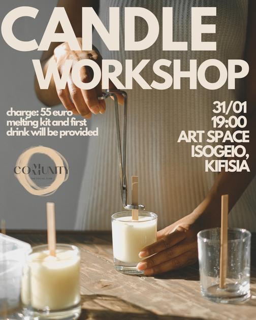 When the candle melts - candle workshop & finishing - Art Lab Gnesta