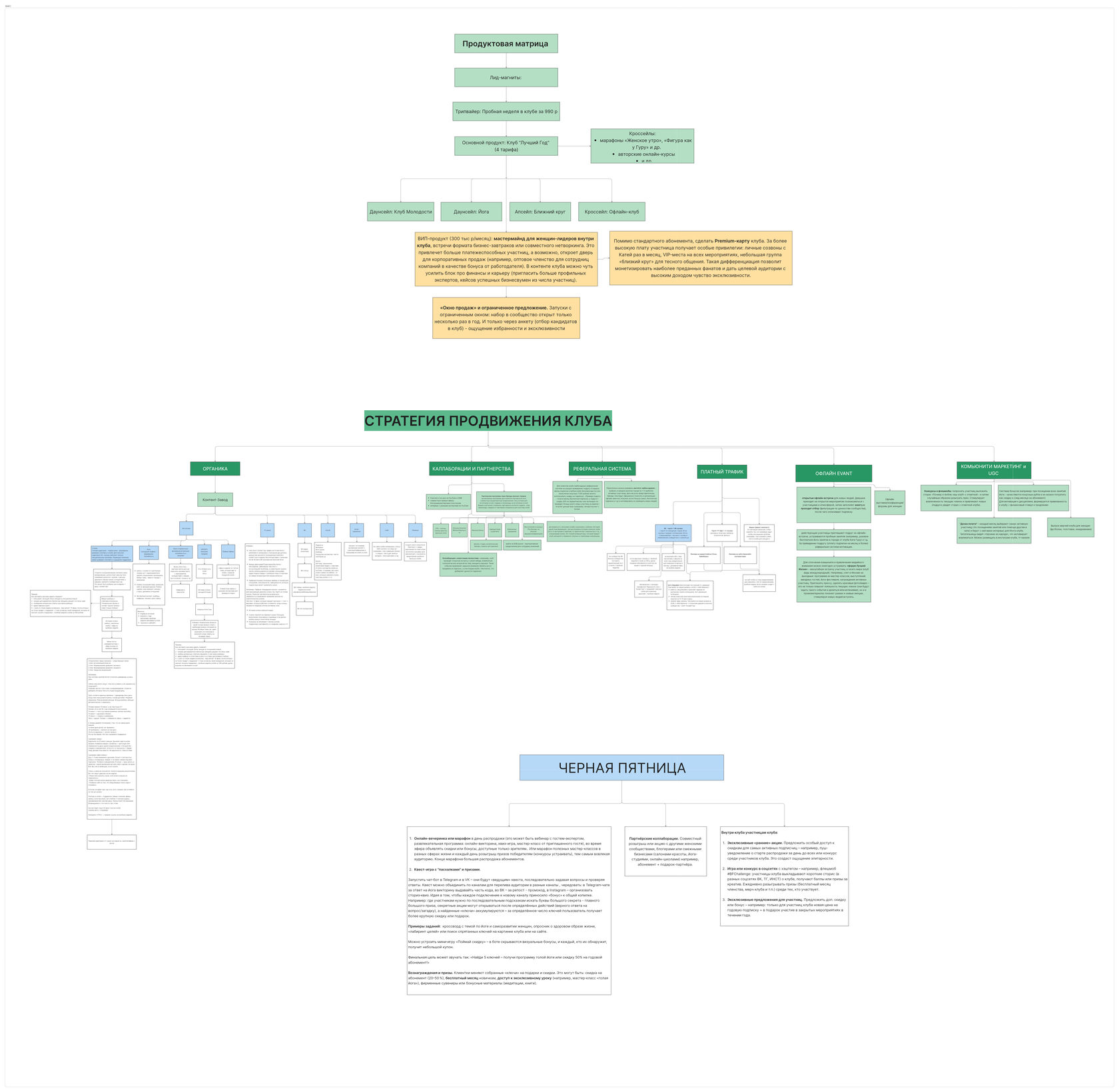 Стратегия продвижения клуба