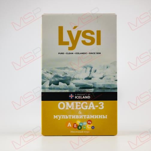 ЛИСИ Омега-3 и мультивитамины капс №64