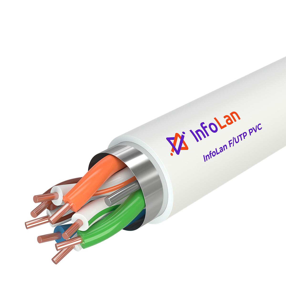 InfoLan F/UTP Cat 5е PVC 4х2х0,5 - InfoLan