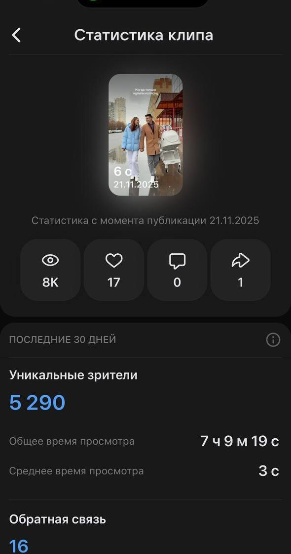 Клип во ВКонтакте от ноября 2025 года и шортс с недовольным котом.