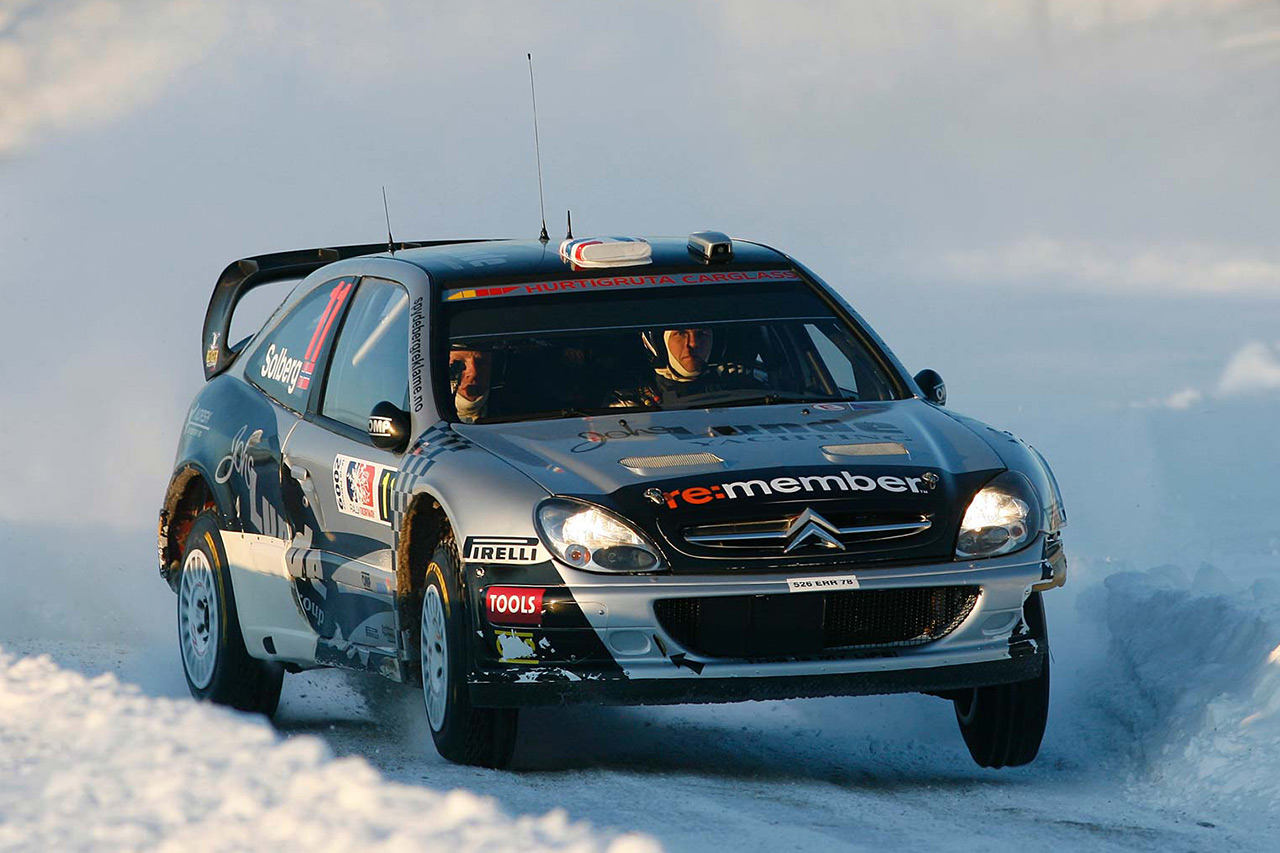 Петтер Сольберг и Фил Миллз, Citroen Xsara WRC, ралли Норвегия 2009
