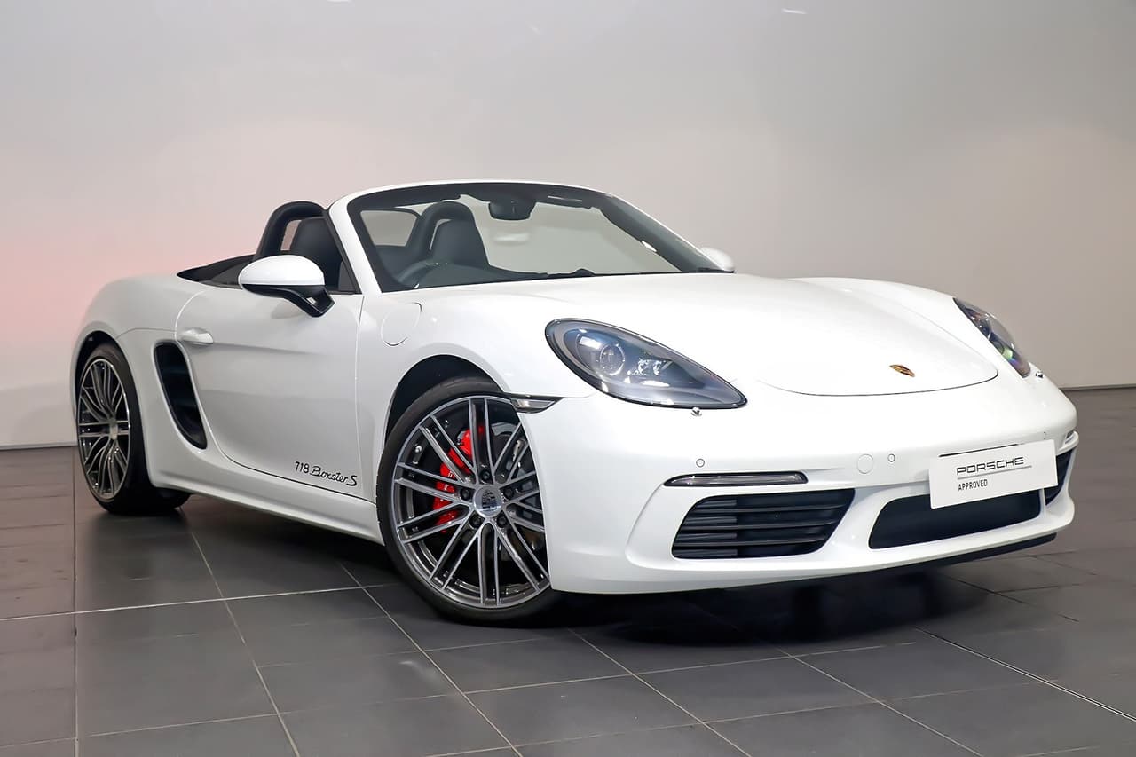 Porsche Boxster s красный