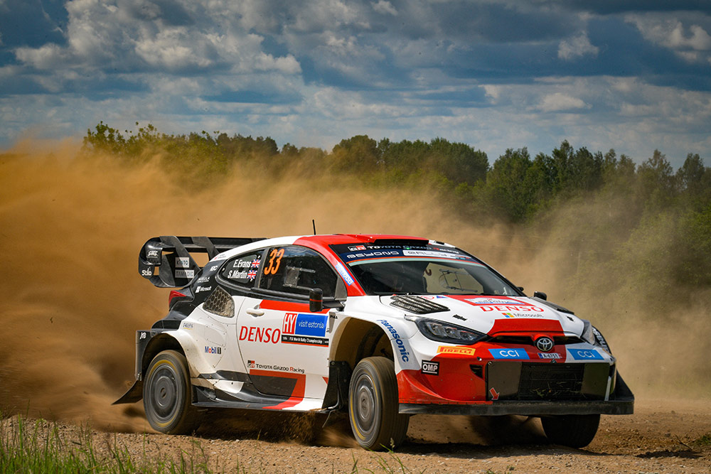 Элфин Эванс и Скотт Мартин, Toyota GR Yaris Rally1 (A-6751), ралли Эстония 2023/Фото: Toyota Gazoo Racing WRT