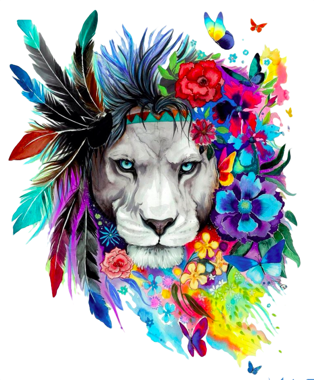 Лев Красочный