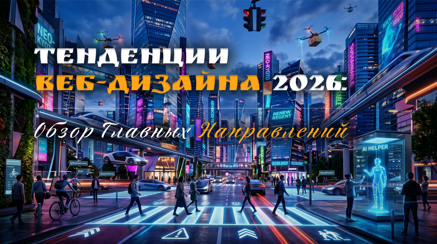 Ключевые Тренды Веб-Дизайна 2026