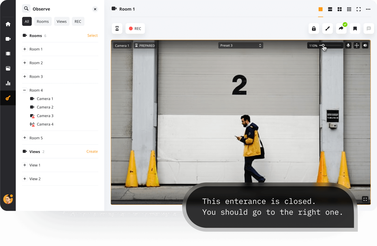 управление динамиками IP-камеры