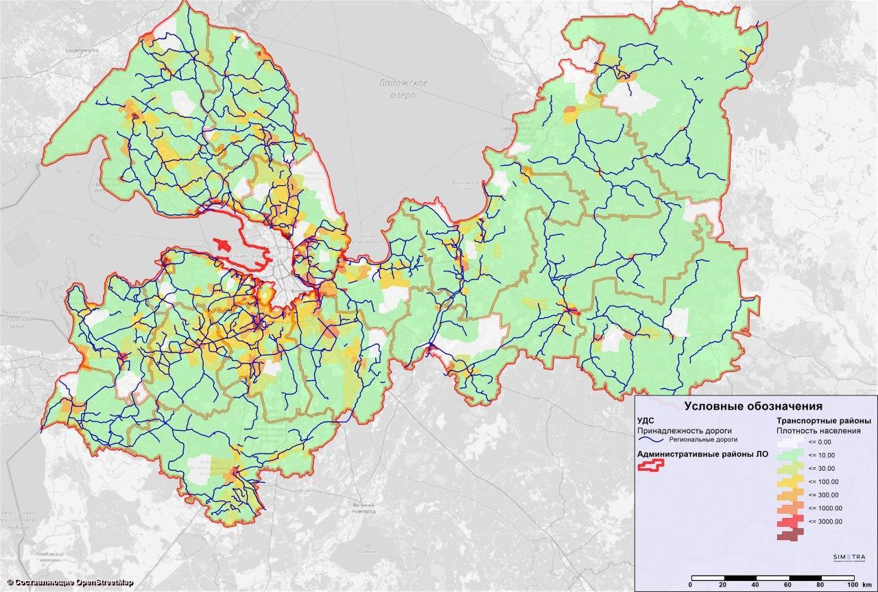 Карта дорог ленавтодор ленинградской области