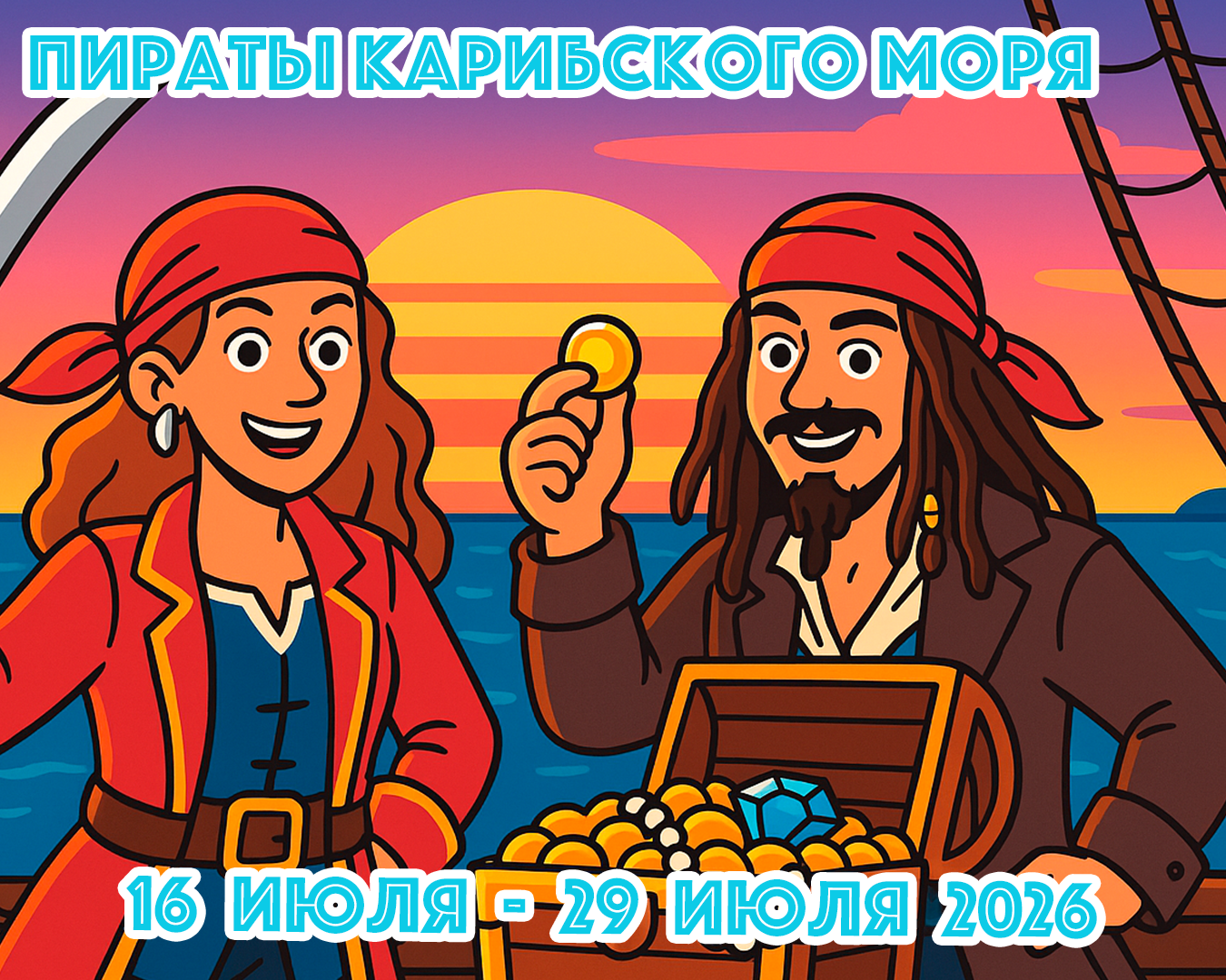 Пиратская четвертая летняя смена 2026 - купить путевку