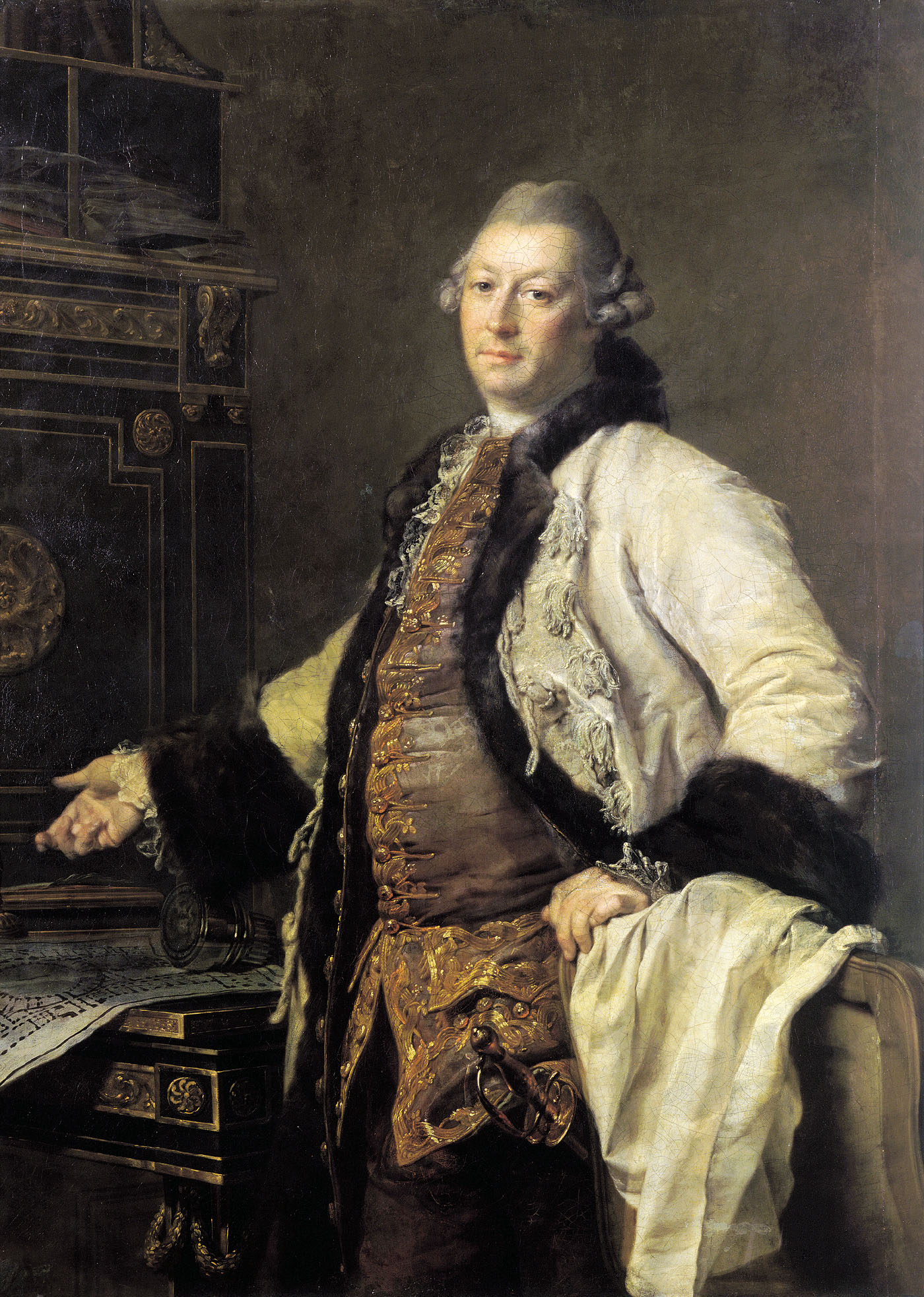 Дмитрий Левицкий. Архитектор Александр Филиппович Кокоринов, 1769. Холст, масло. Государственный Русский музей. Санкт-Петербург