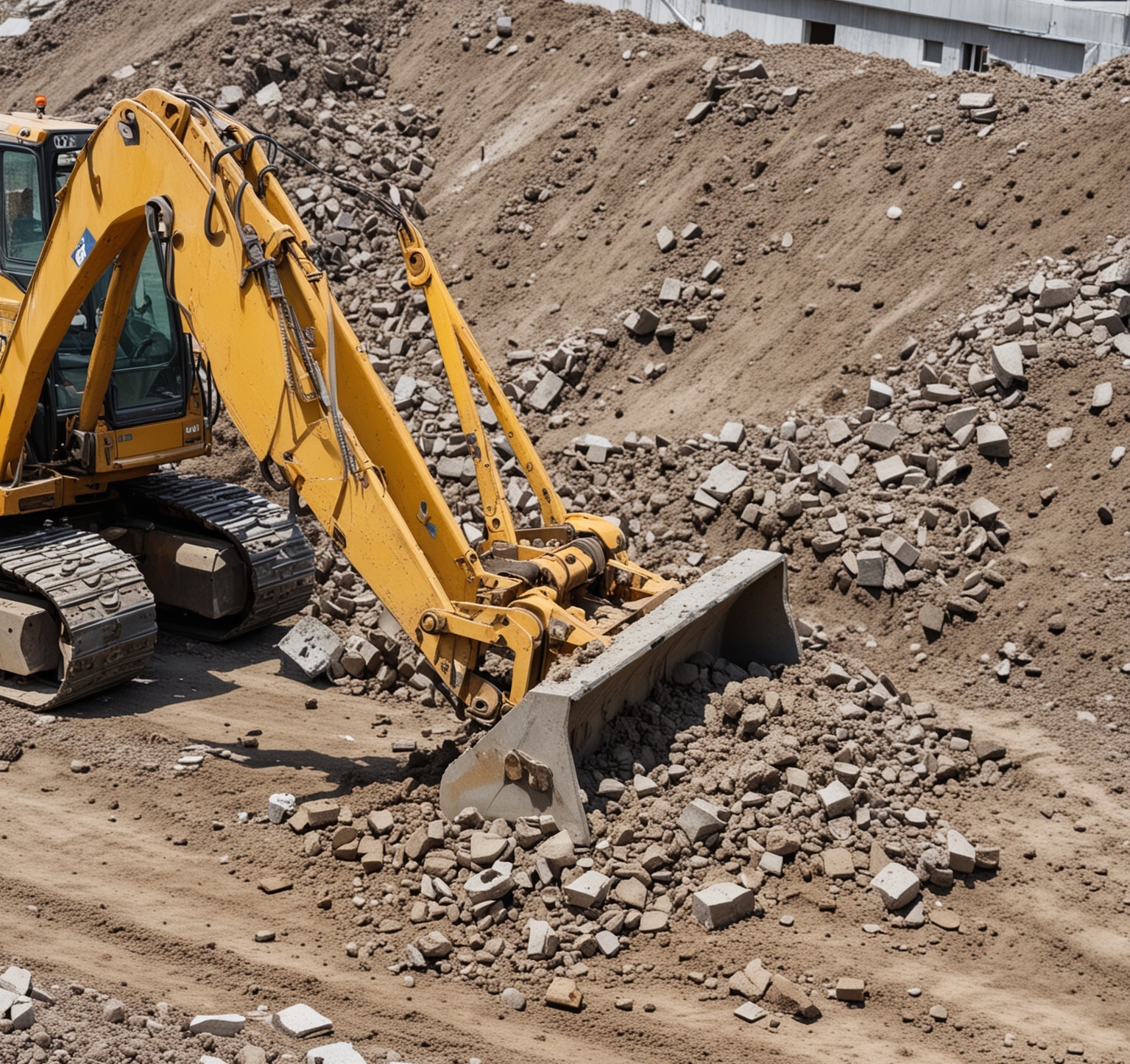 Вывоз боя бетона заказать в Москве | Вывоз бетонного лома - цена