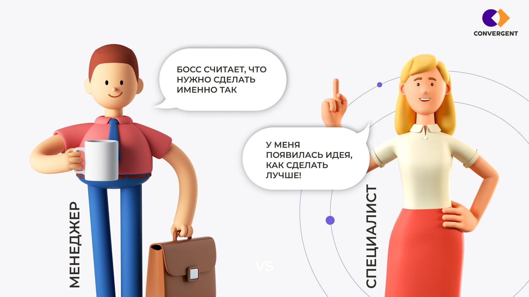 Пример диалога между менеджером и специалистом