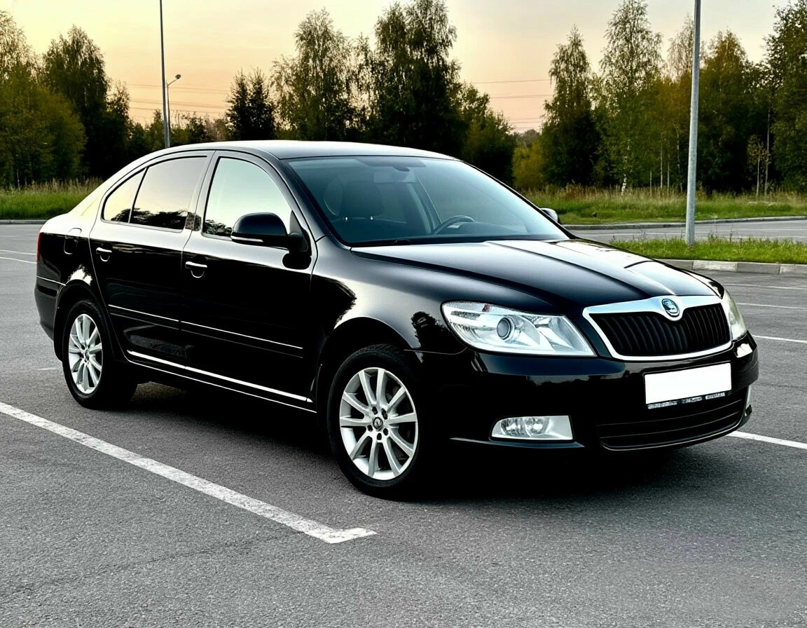 Автомобиль Skoda Octavia 2015 года выпуска
