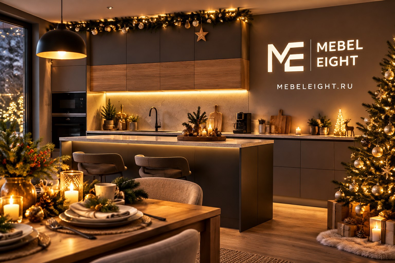 Кухня к новому году mebel eight