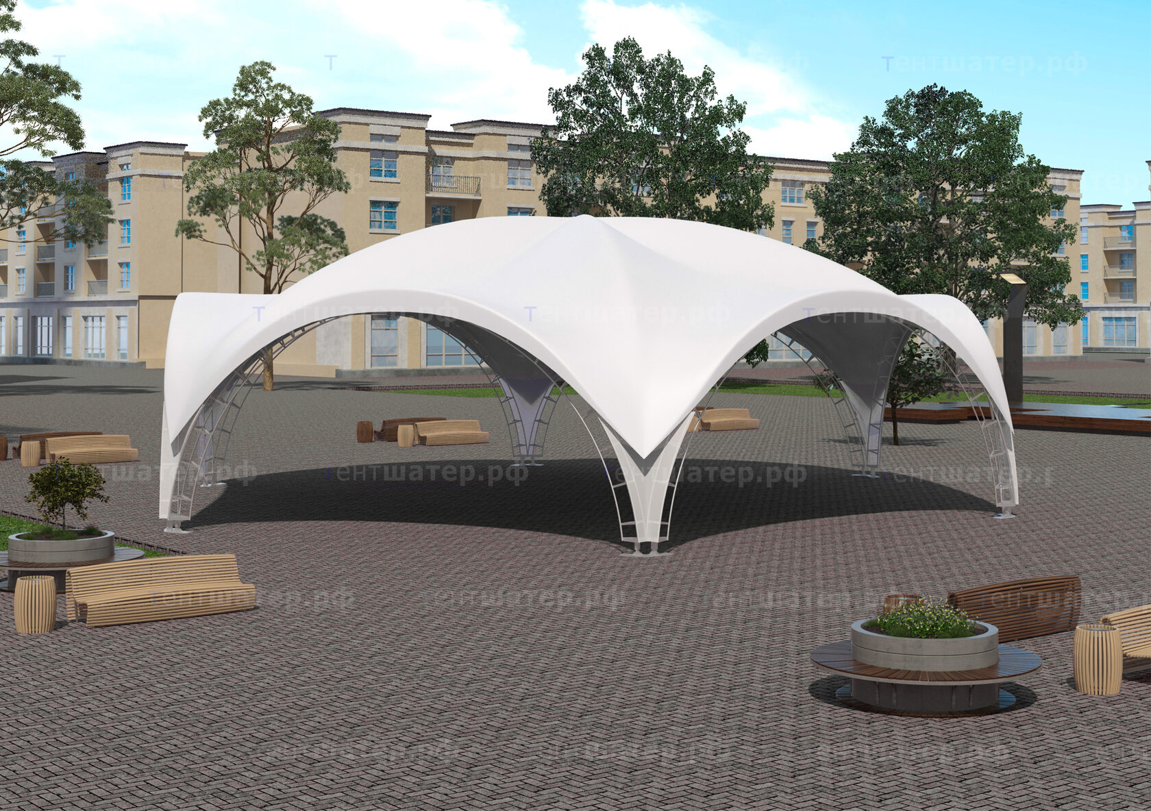 Алтай-Тент Ангар Серия А