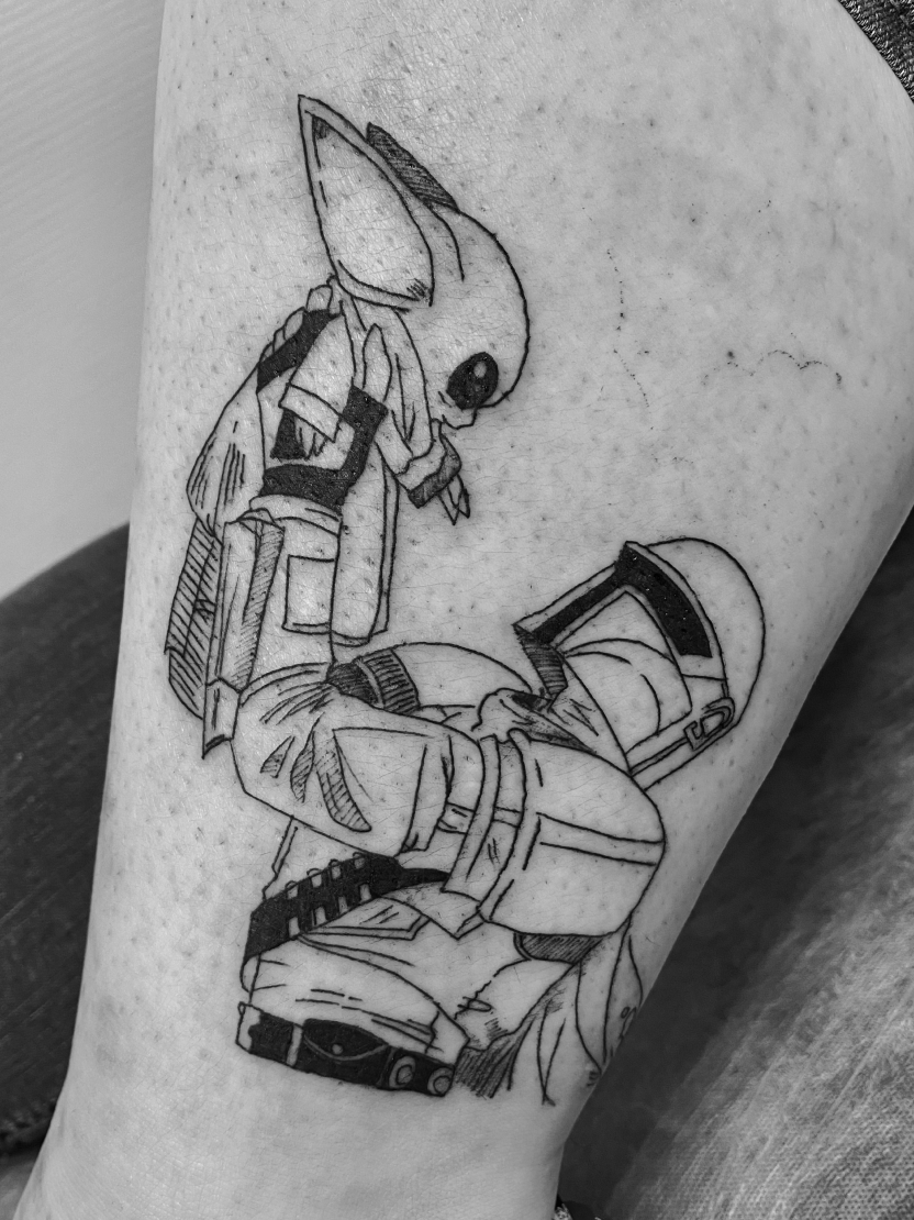 грогу, мандалорец тату