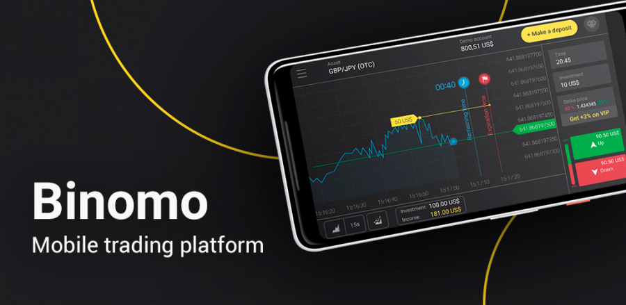 App móvil de Binomo