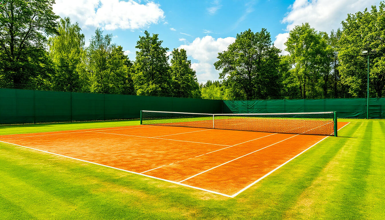 Открытый теннисный корт