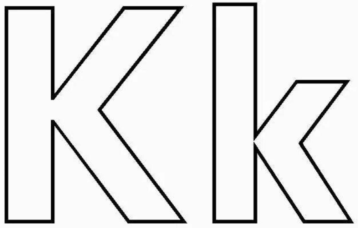 Letter k