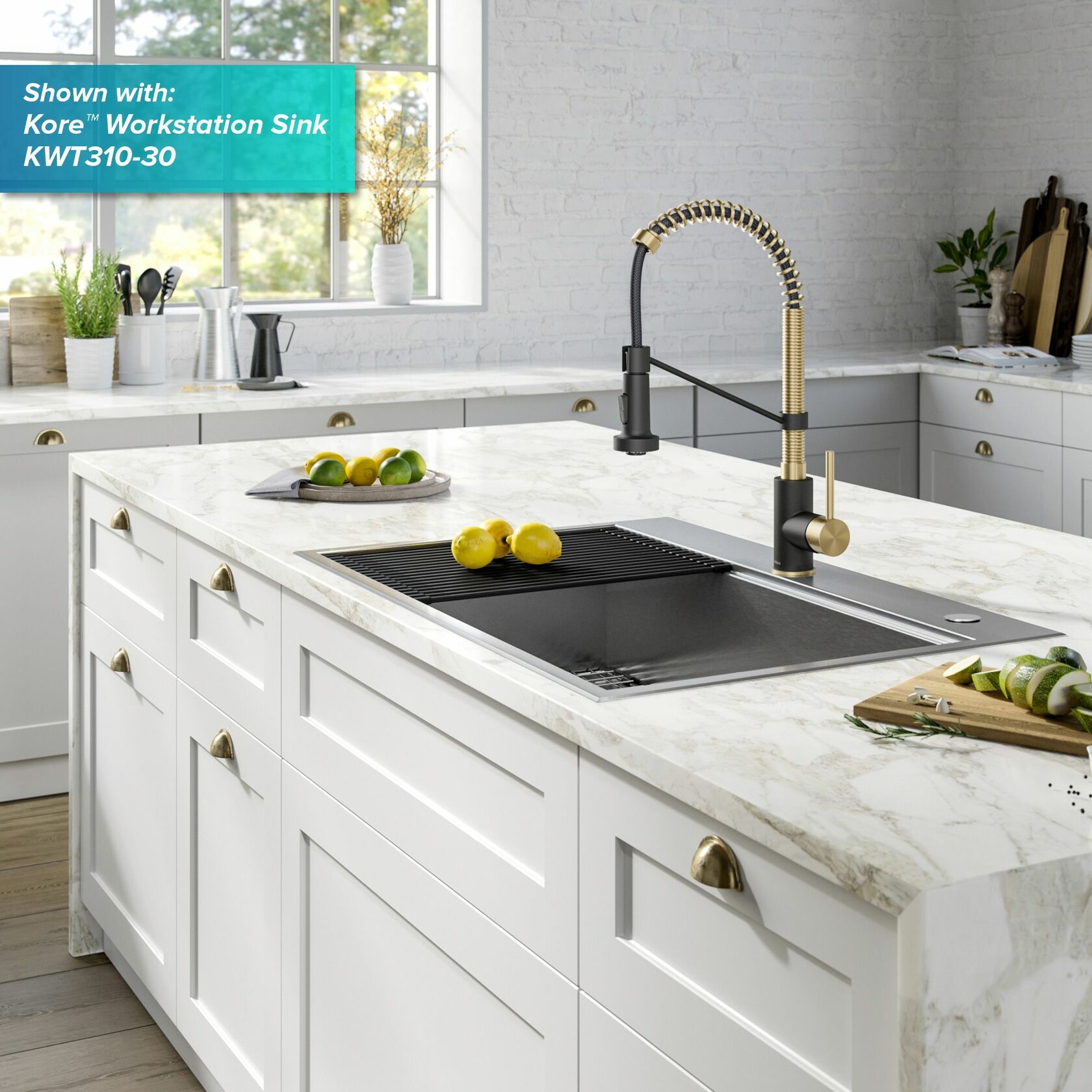 Кухонный смеситель Kraus KPF-1610SFACBMB - изображение 9