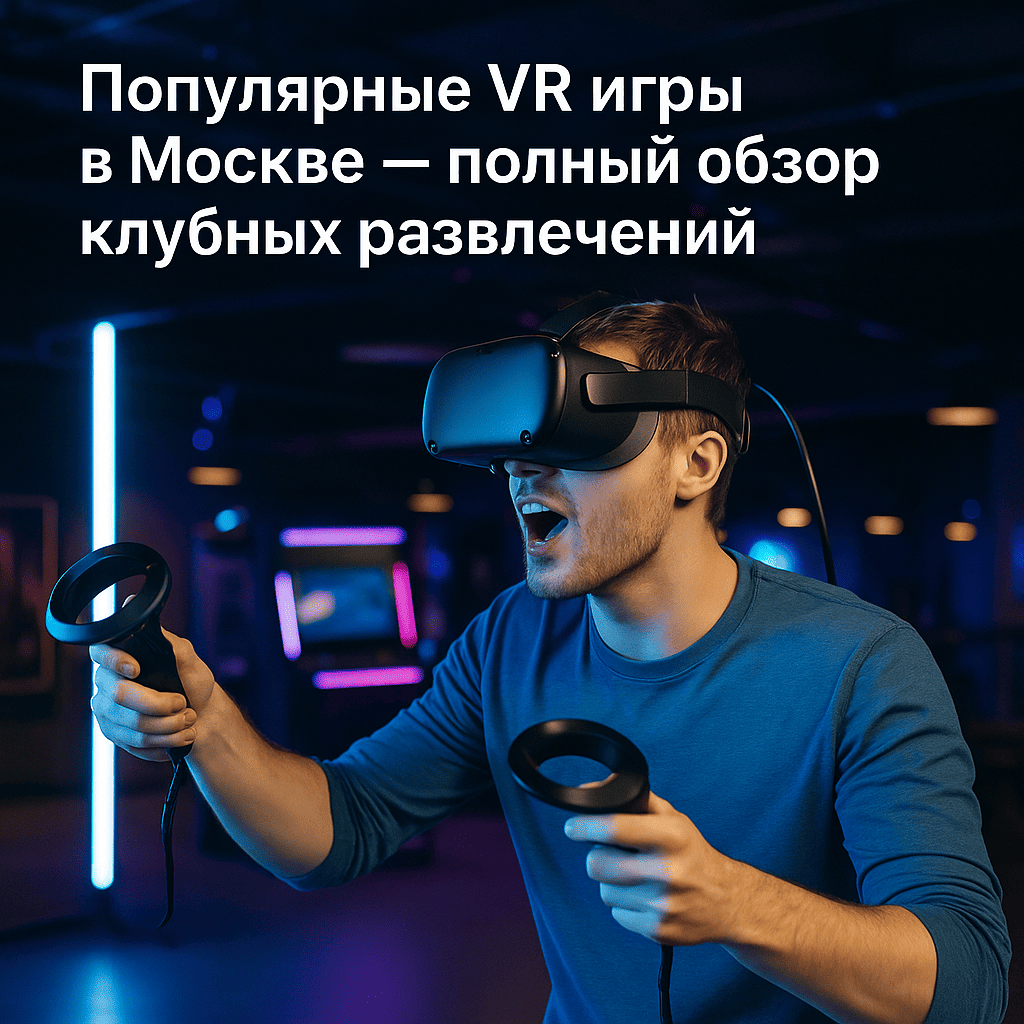 Командные VR игры для друзей и коллег в московском клубе виртуальной реальности