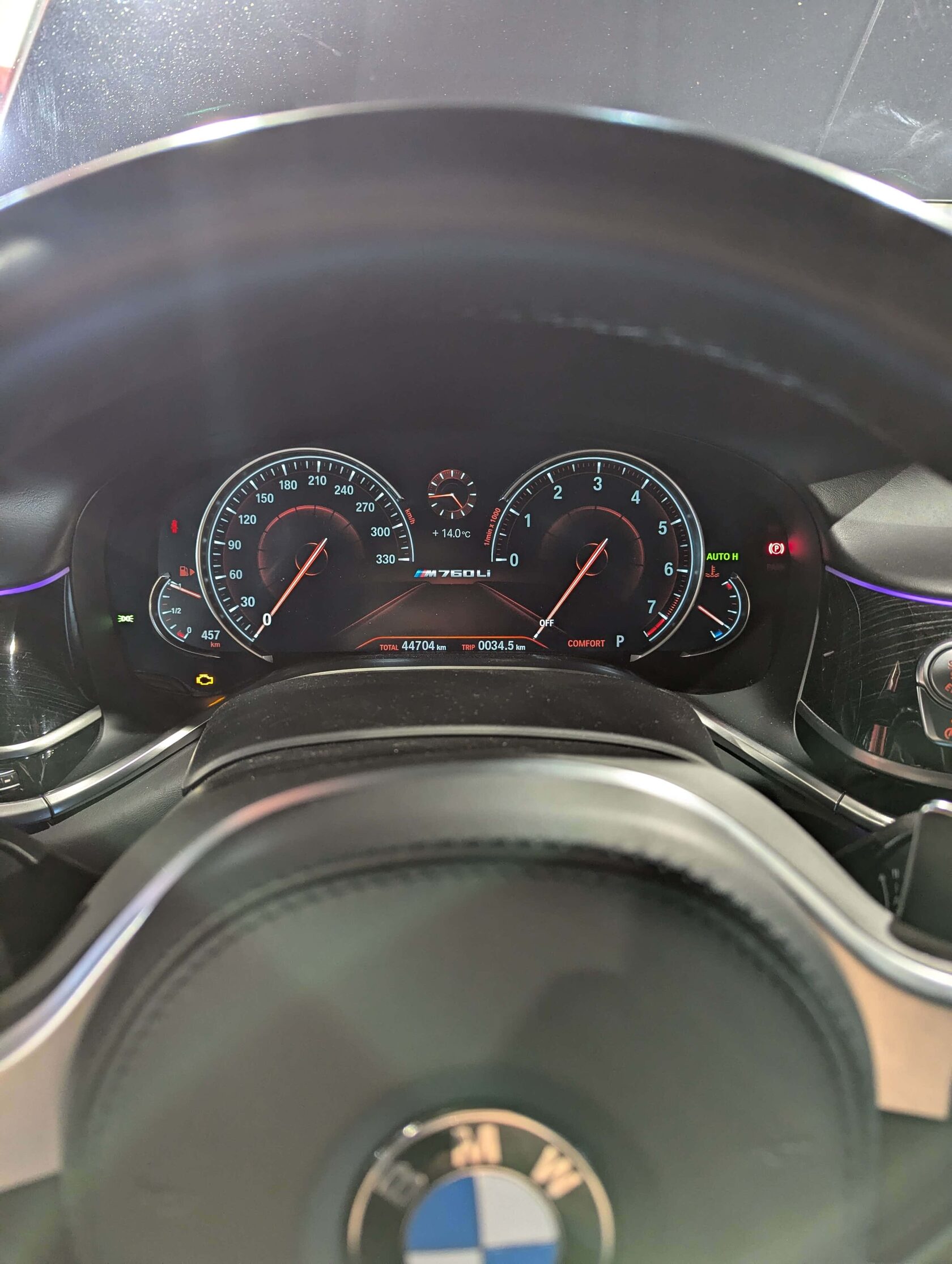 Фиксация пробега BMW 7 G11