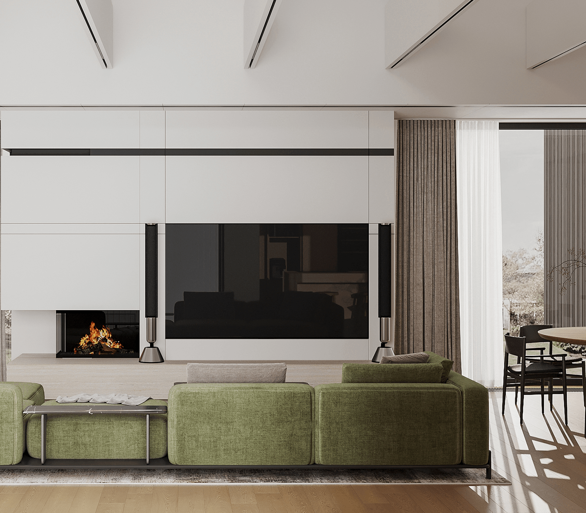 интерьер гостиной минимализм фото