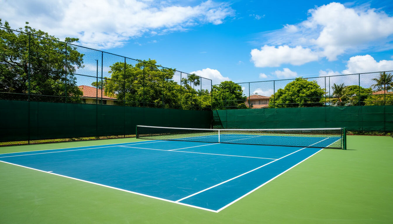 Корт для тенниса