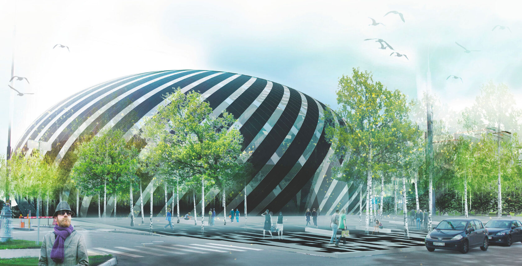 Project of Polytechnic Museum in Moscow