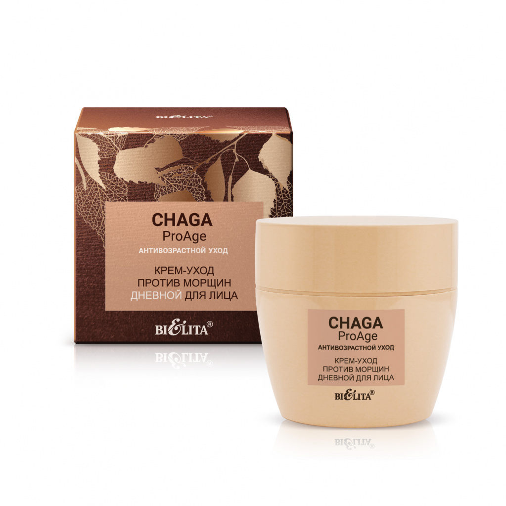 Крем против морщин отзывы. Bielita Chaga PROAGE крем. Крем чага антивозрастной Белита. Chaga PROAGE крем-питание против старения ночной для лица 50мл. Белита Chaga Pro-age крем-уход дневной для лица против морщин, 50мл