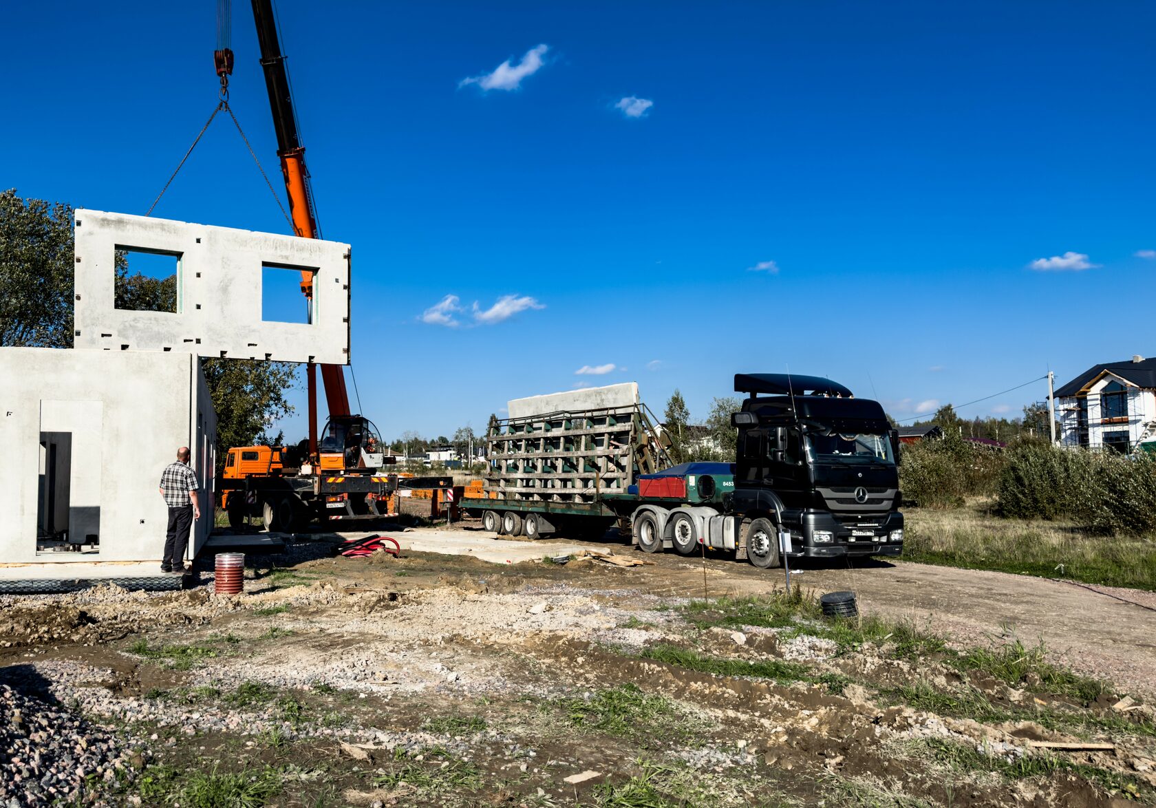 Сборные дома в Белореченске фундамент