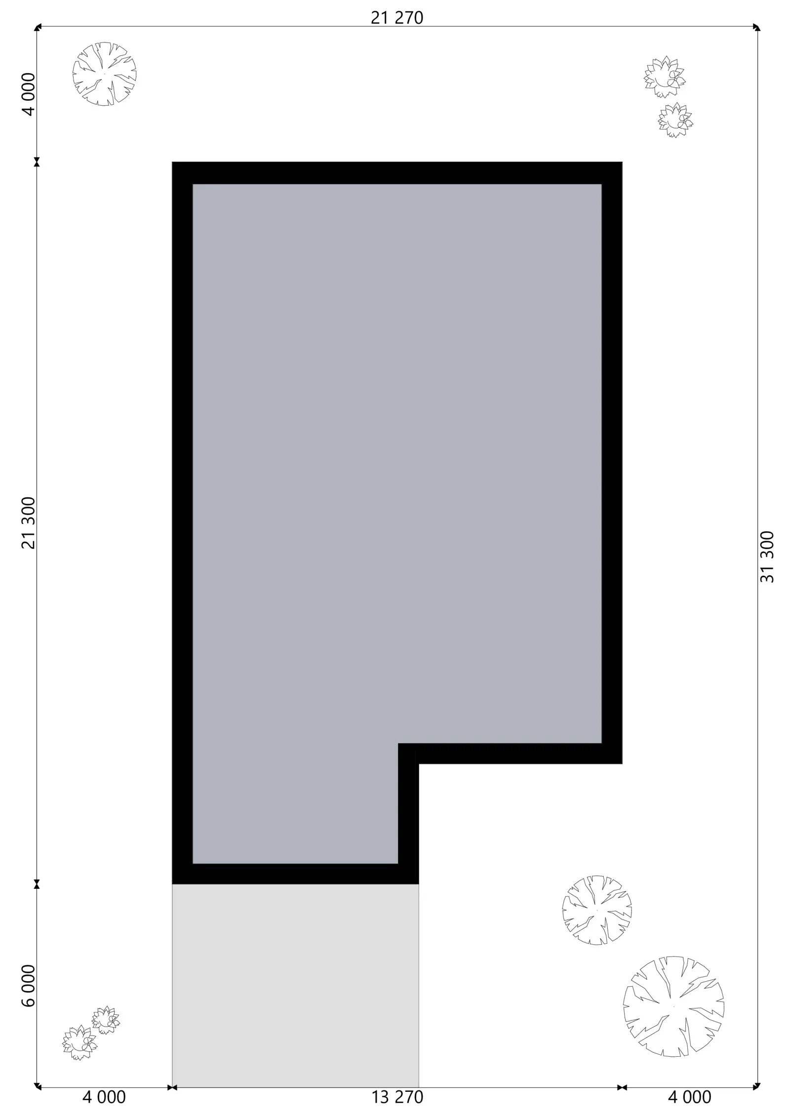 Планировка: крыша