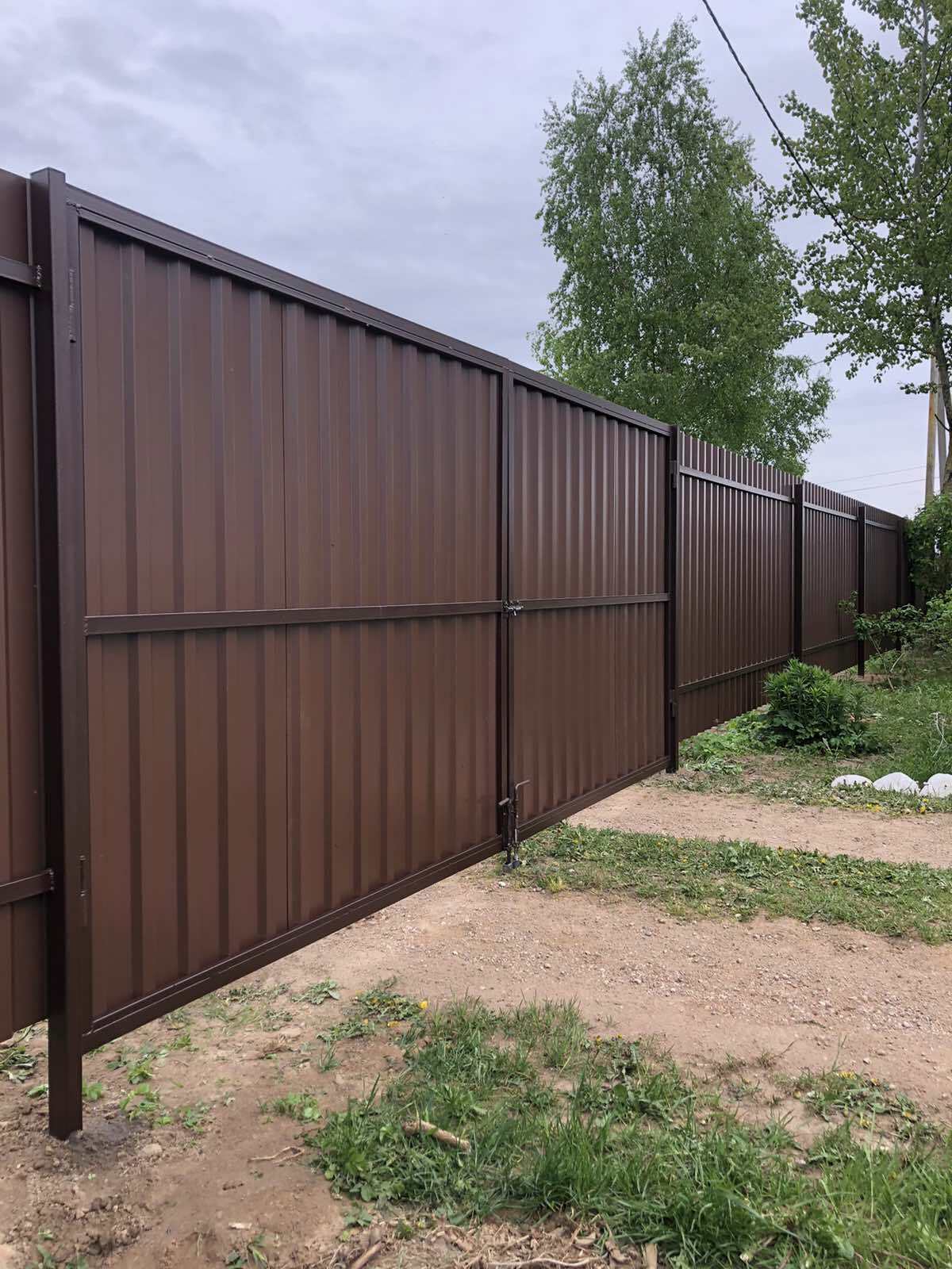 Заборы из профлиста и штакета под ключ. Витебск, Минск, Могилев