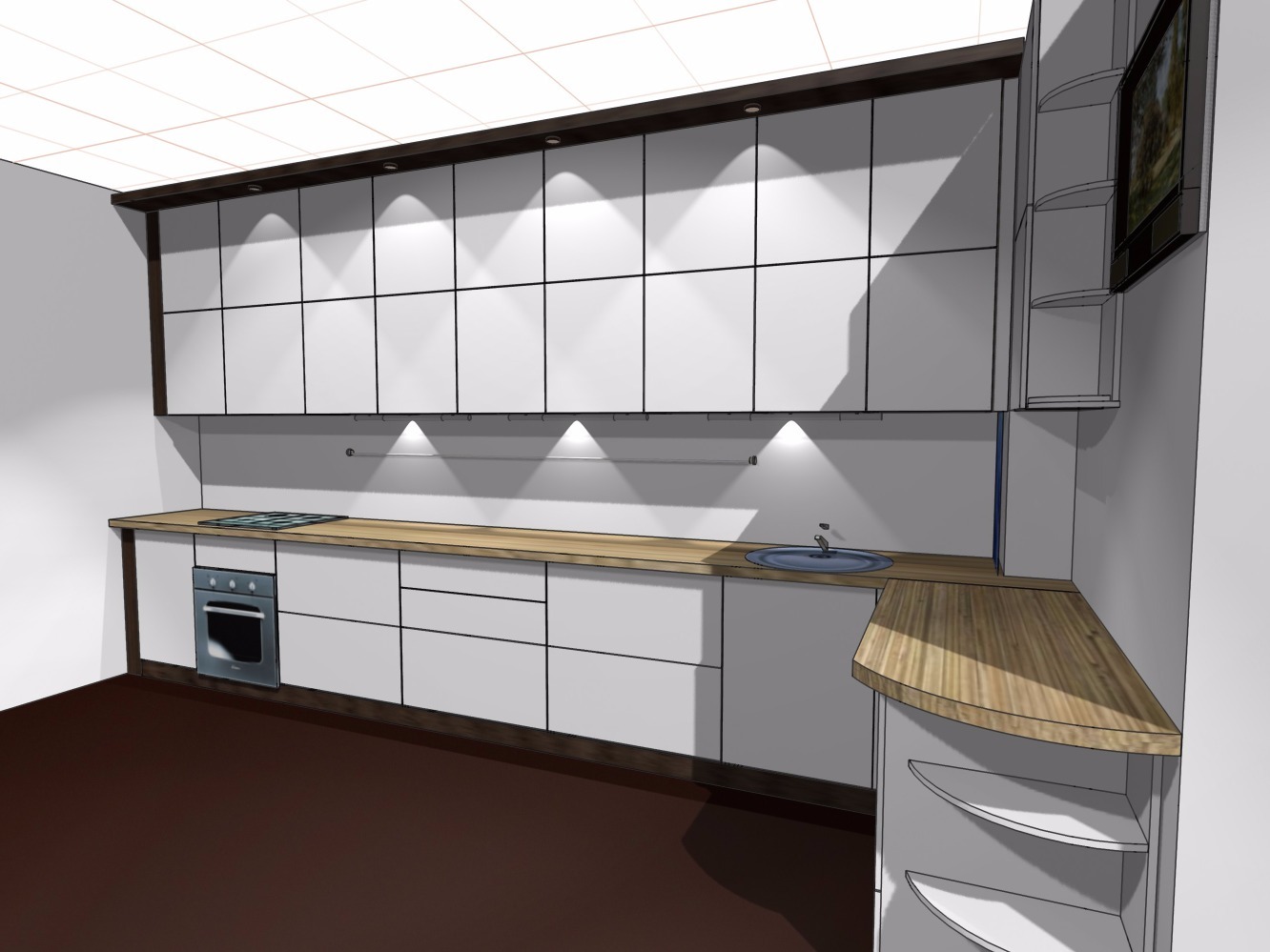 Визуализация проекта кухни