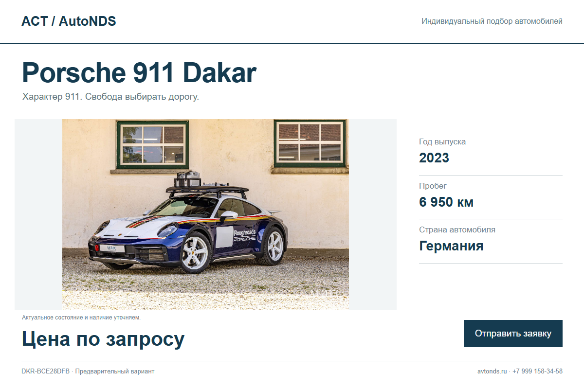 Porsche 911 Dakar DKR-BCE28DFB
