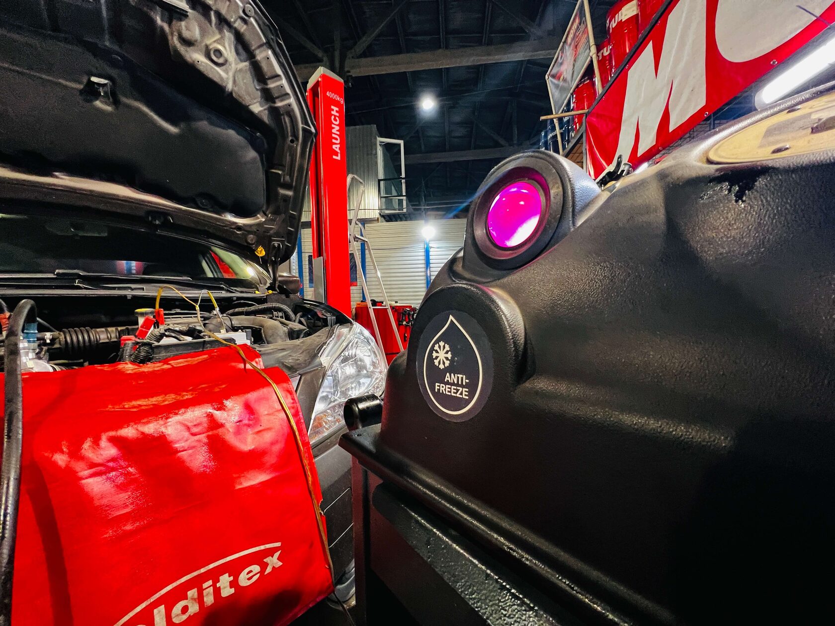 Замена антифриза аппаратная успешно завершена