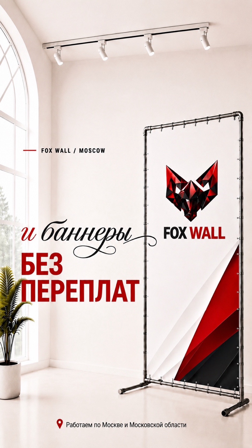 FOX WALL — Пресс-воллы и баннеры без переплат в Москве