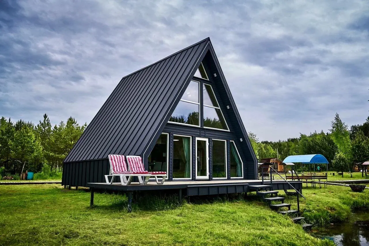 A-FRAME дом в горах