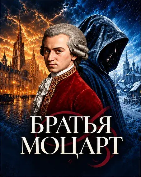 Афиша «Братья Моцарт» без даты и площадки