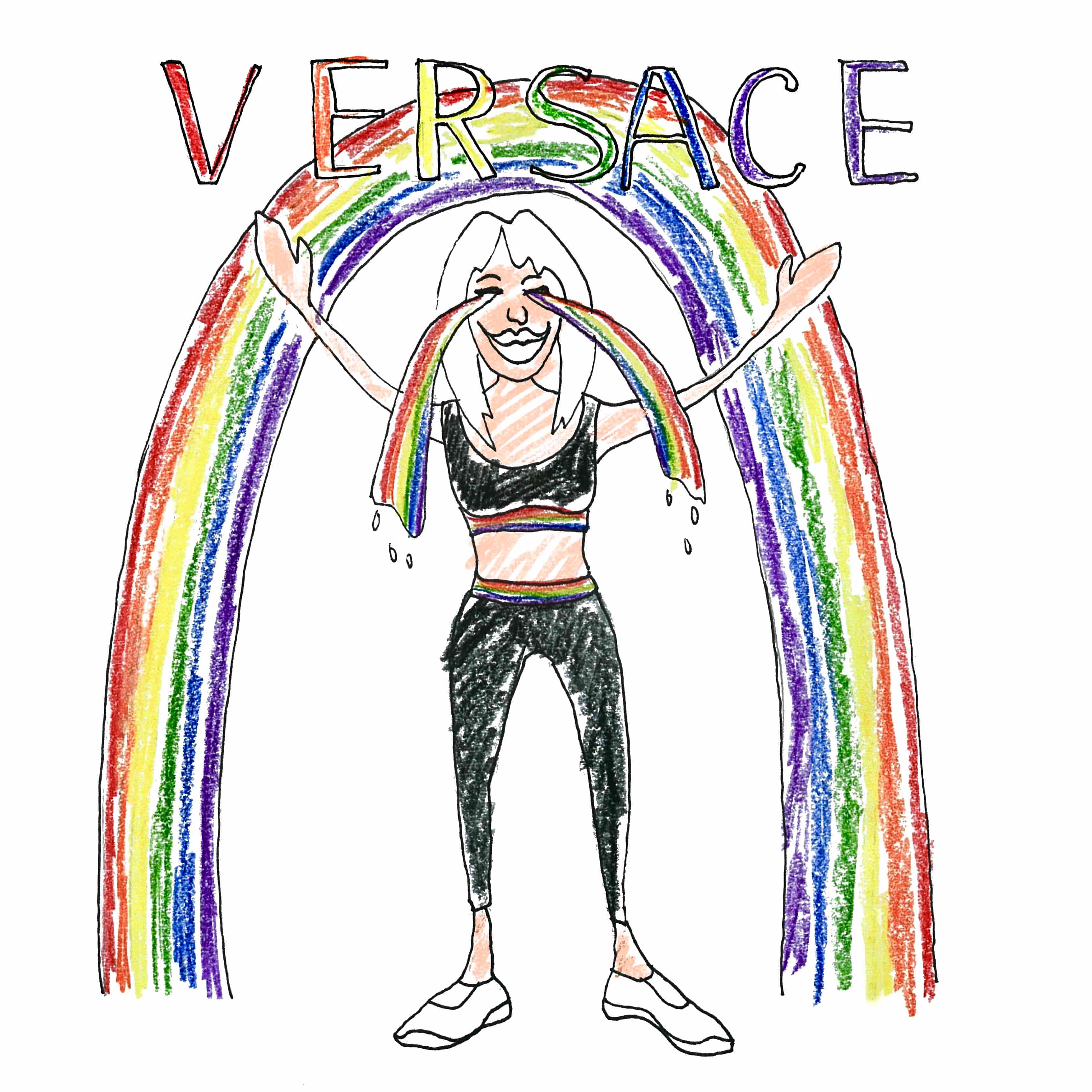 versace выпустил коллекцию в поддержку ЛГБТ
