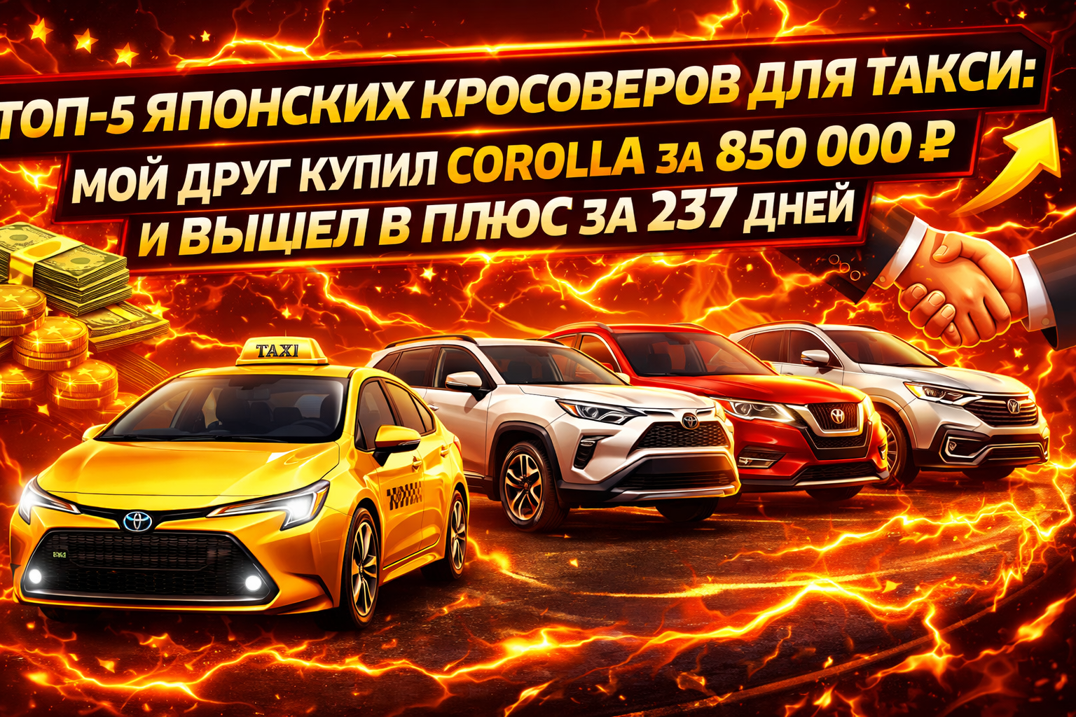 Топ-5 японских автомобилей для такси 2025: надёжность, экономичность и расчёт окупаемости