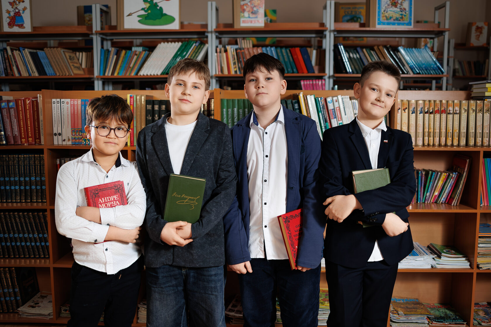 Выпускник с книгами