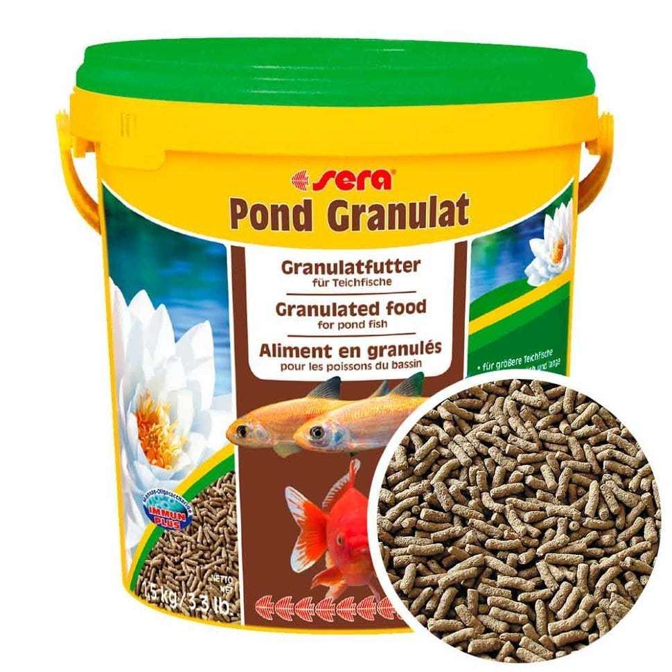 Корм для рыб. Сера корм для прудовых рыб Pond Granulat 10 л (1,5 кг) ведро (s7190). Корм Sera для рыб Koi Sticks Energy Plus 40 л (5кг). Сера корм для прудовых рыб Pond Granulat 3,8 л (550 г) ведро (s7175). Сера корм для прудовых рыб Koi Sticks Energy Plus 40 л (5 кг) (s7197).