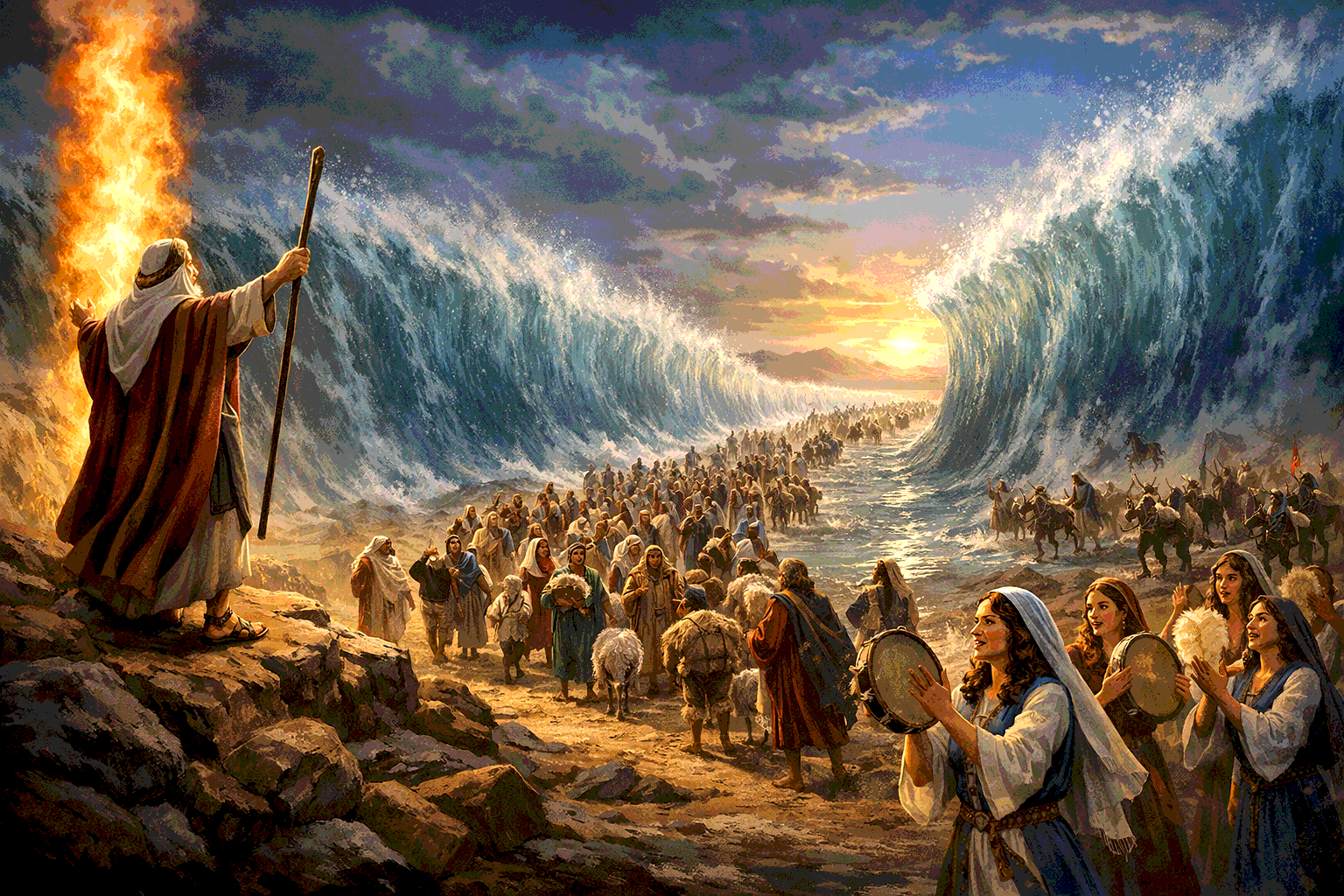 Что произошло в седьмой день Песаха - история, традиции и Песнь моря