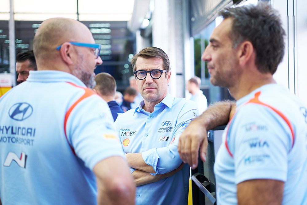 Технический директор Hyundai Motorsport Франсуа-Ксавье Демезон, ралли Акрополь 2023
