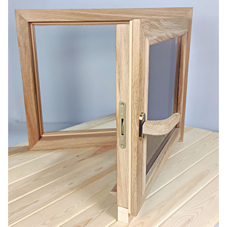  Окно дубовое премиум