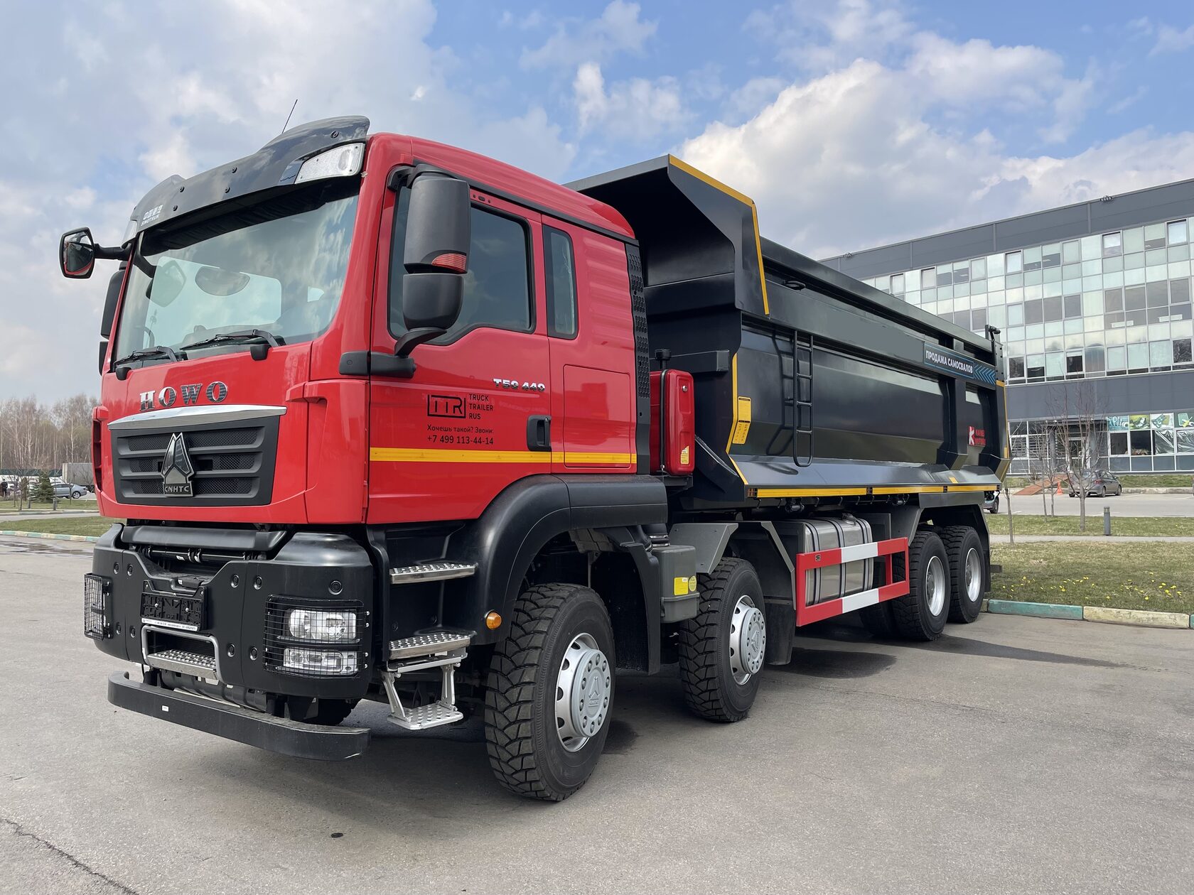 Самосвал ХОВО T5G 8x4 440 лс. Евро-5 35м3 МКПП ZZ3257V384GE1