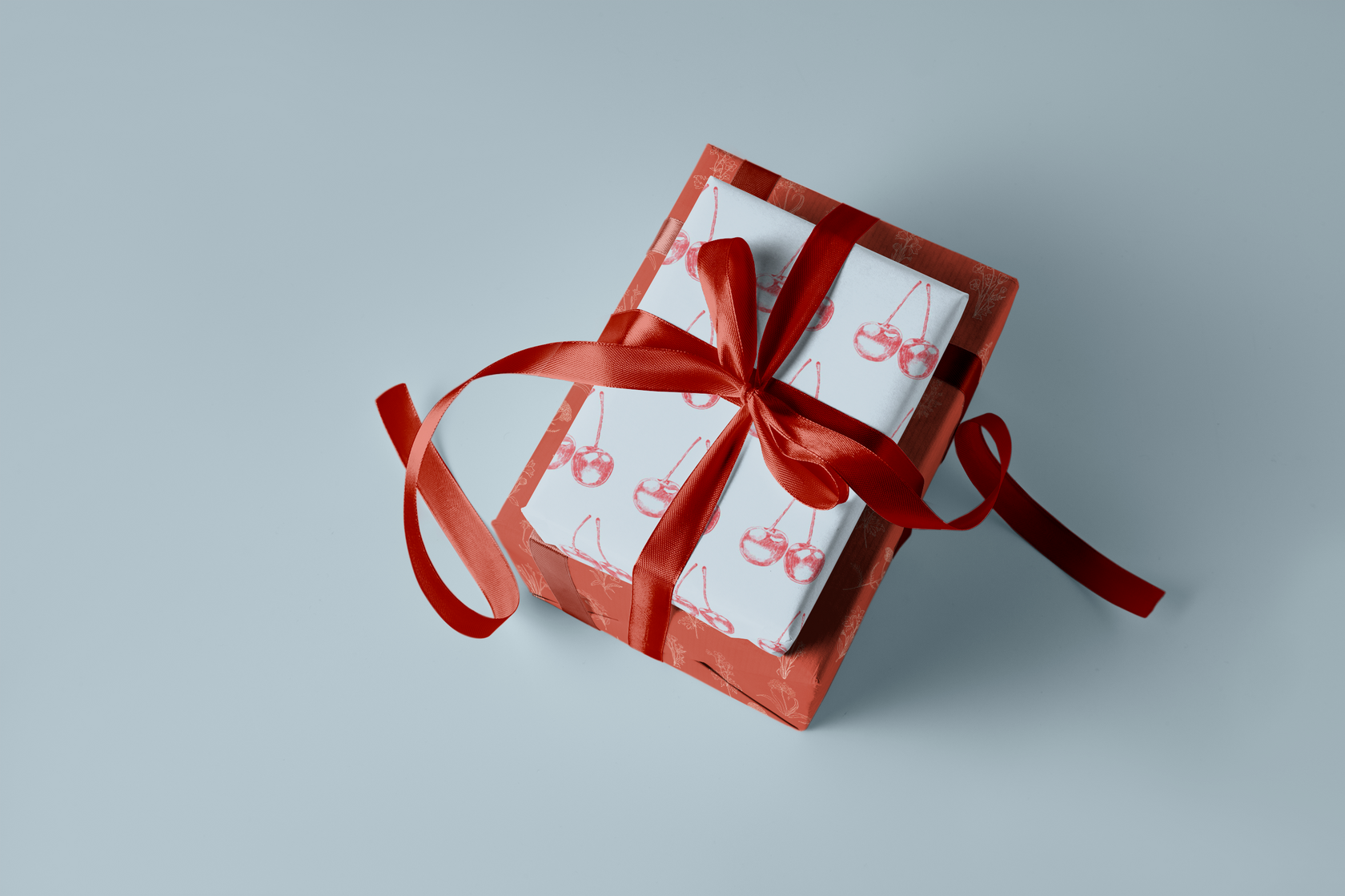 Упаковочная бумага подарки и открытки